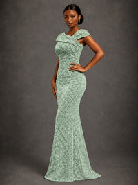 Sequin Off Shoulder Mermaid Prom Dress