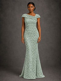 Sequin Off Shoulder Mermaid Prom Dress