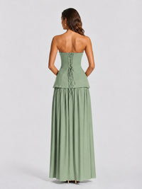 Strapless Sweetheart High Slit Prom & Formal Dress