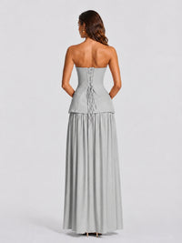 Strapless Sweetheart High Slit Prom & Formal Dress