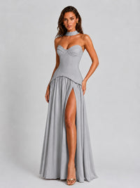 Strapless Sweetheart High Slit Prom & Formal Dress