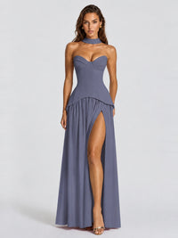 Strapless Sweetheart High Slit Prom & Formal Dress