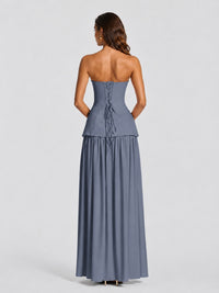 Strapless Sweetheart High Slit Prom & Formal Dress