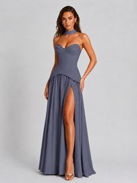Strapless Sweetheart High Slit Prom & Formal Dress