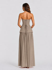 Strapless Sweetheart High Slit Prom & Formal Dress