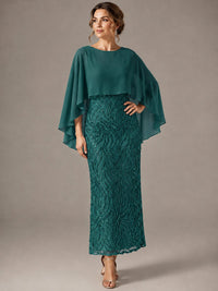 Light Blue Sequin 2 Pieces Mother of the Bride Dress