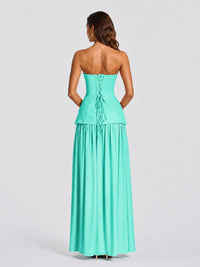 Strapless Sweetheart High Slit Prom & Formal Dress