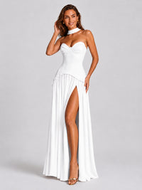 Strapless Sweetheart High Slit Prom & Formal Dress