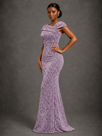 Sequin Off Shoulder Mermaid Prom Dress
