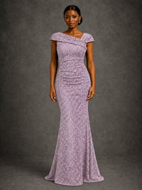 Sequin Off Shoulder Mermaid Prom Dress