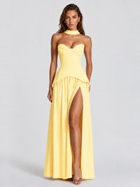 Strapless Sweetheart High Slit Prom & Formal Dress