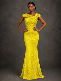 Sequin Off Shoulder Mermaid Prom Dress
