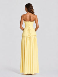Strapless Sweetheart High Slit Prom & Formal Dress