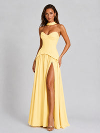 Strapless Sweetheart High Slit Prom & Formal Dress