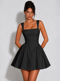 Square Neck A-Line Homecoming Dresses