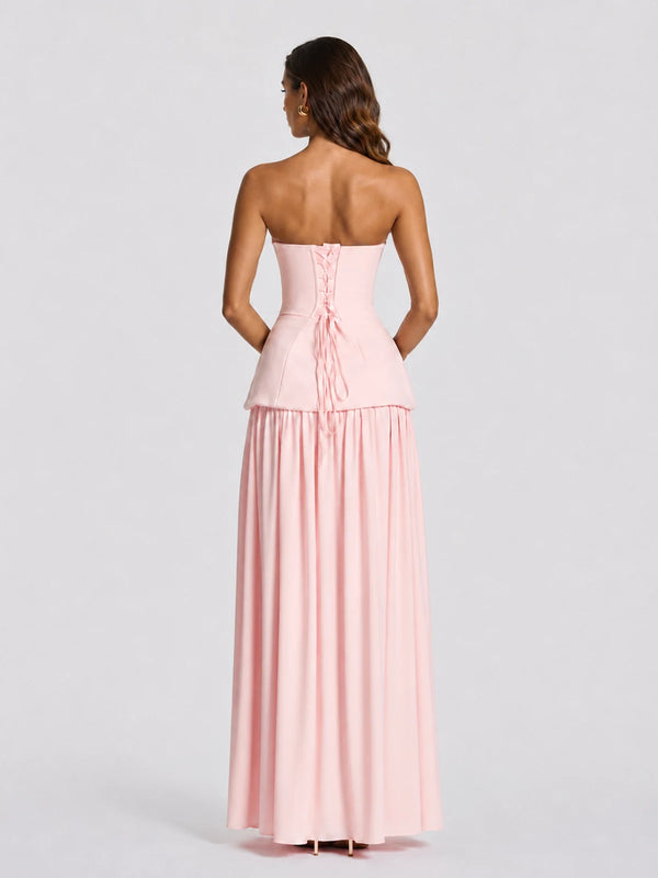 Strapless Sweetheart High Slit Prom & Formal Dress