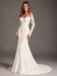 lace mermaid wedding dress