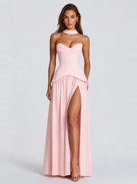 Strapless Sweetheart High Slit Prom & Formal Dress