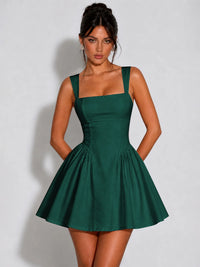 Square Neck A-Line Homecoming Dresses