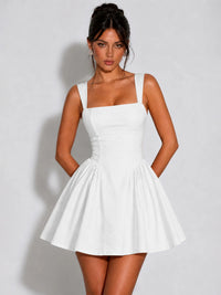 Square Neck A-Line Homecoming Dresses